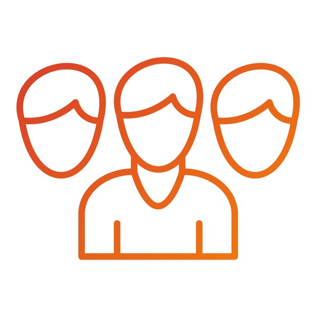 Vectorontwerp Persoonlijkheidsstoornis Icon Style