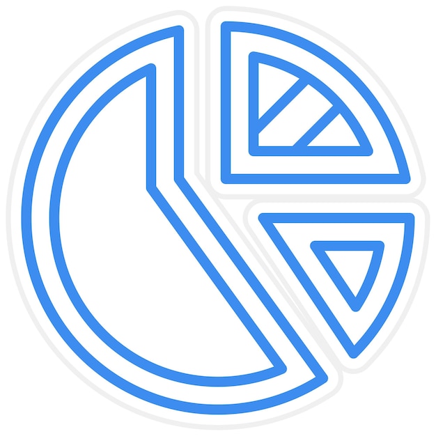 Vectorontwerp Pie Chart Icon Style