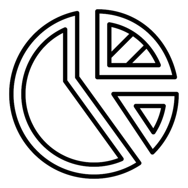 Vectorontwerp Pie Chart Icon Style