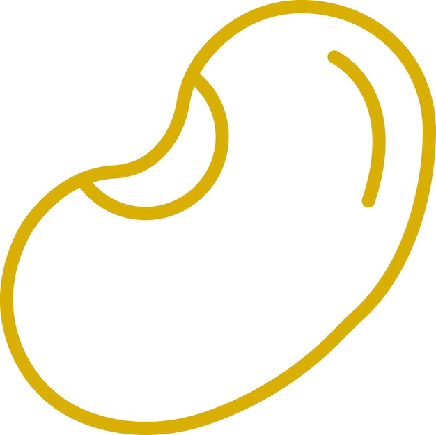 Vectorontwerp Pinto Bean Icon Style