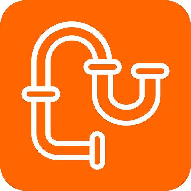 Vectorontwerp Pipe Icon Style