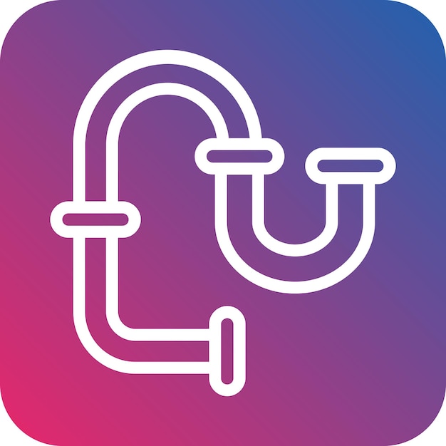 Vectorontwerp Pipe Icon Style