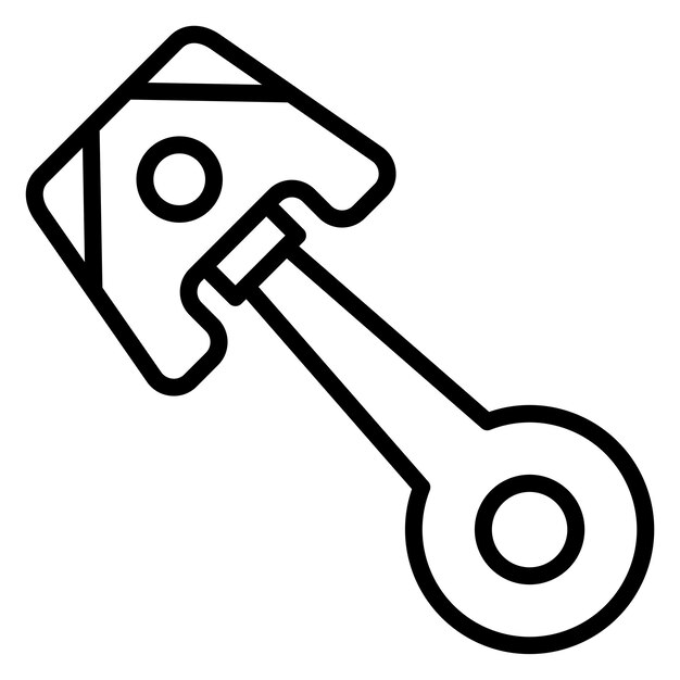 Vectorontwerp Piston Icon Style