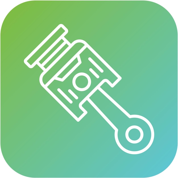 Vectorontwerp Piston Icon Style