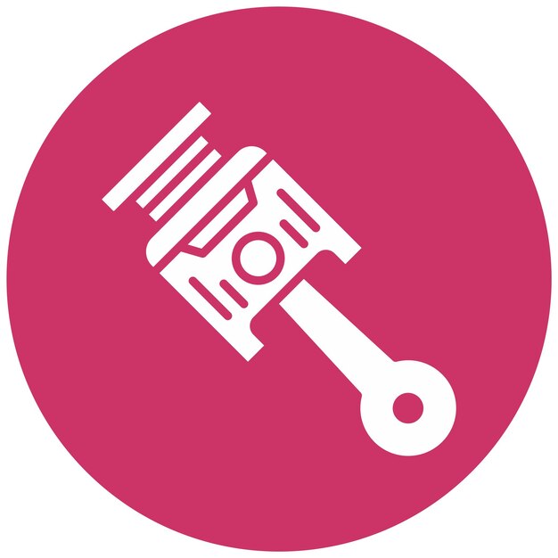 Vectorontwerp Piston Icon Style