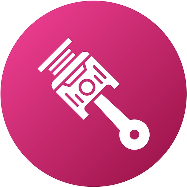 Vectorontwerp Piston Icon Style
