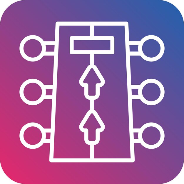 Vectorontwerp Pit Stop Icon Style