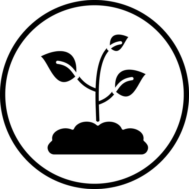 Vectorontwerp Plant Icon Style