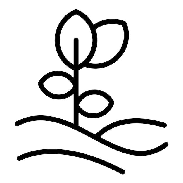 Vectorontwerp Plant Icon Style