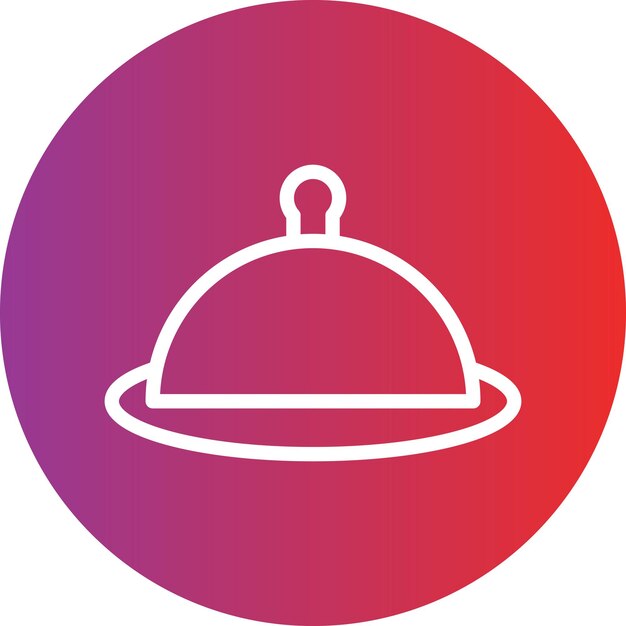 Vectorontwerp Platter Icon Style