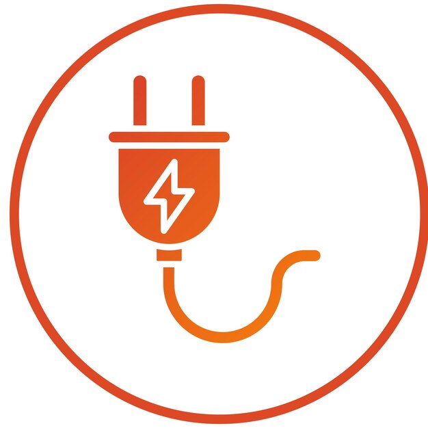 Vectorontwerp Plug Icon Style