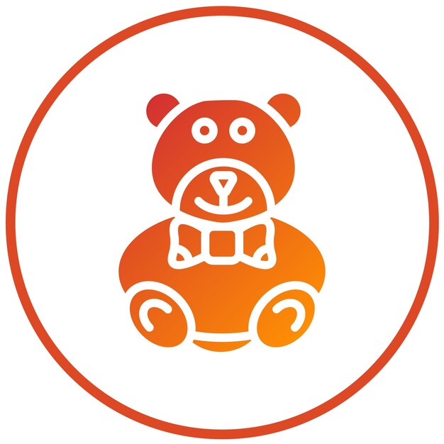 Vectorontwerp Plush Icon Style