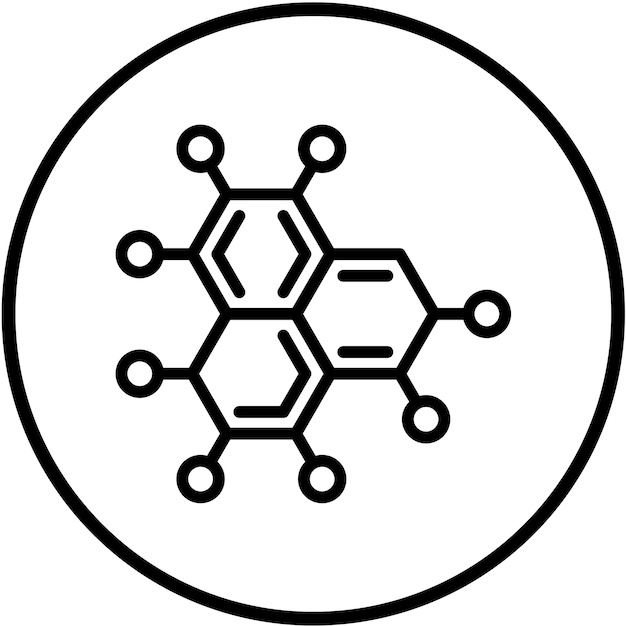 Vectorontwerp Polymer Icon Style