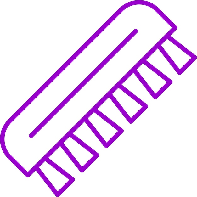 Vectorontwerp Poolse penseel Icon Stijl