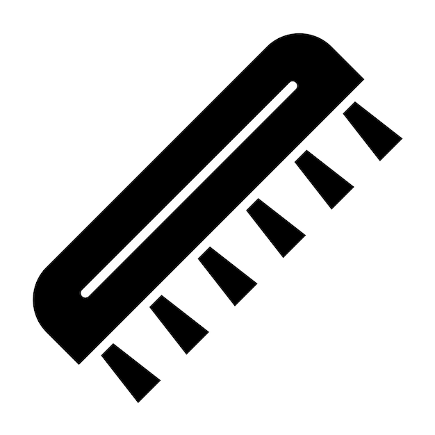 Vectorontwerp Poolse penseel Icon Stijl