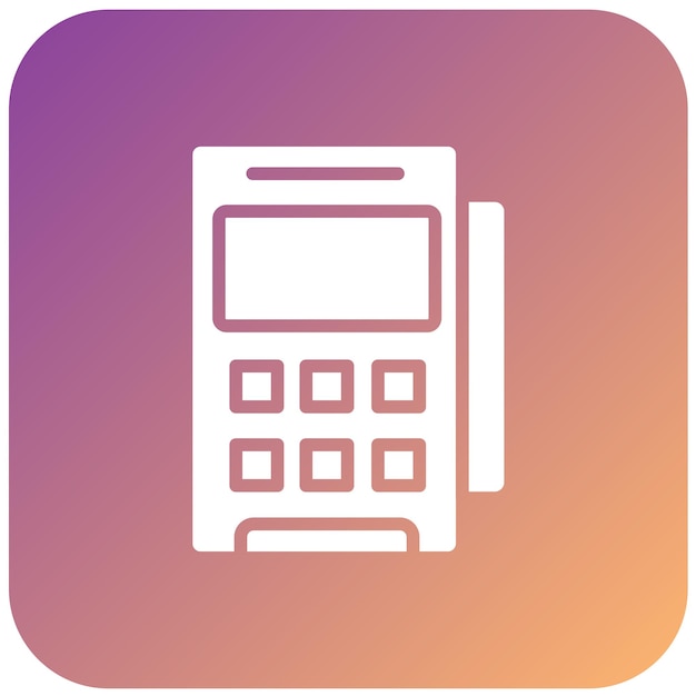Vectorontwerp Pos Terminal Icon Style