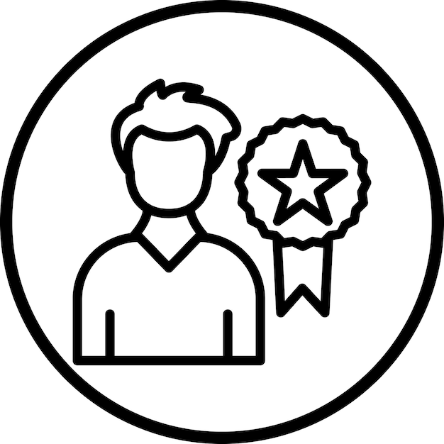 Vectorontwerp Positieve merkervaring Icon Style