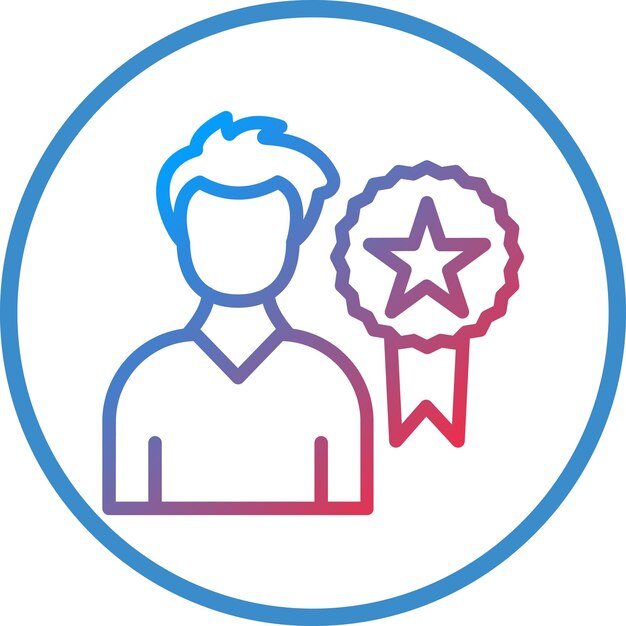 Vectorontwerp Positieve merkervaring Icon Style