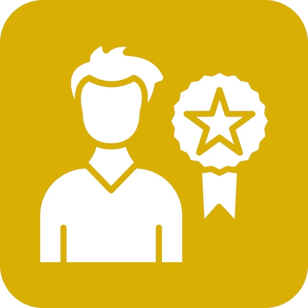 Vectorontwerp Positieve merkervaring Icon Style