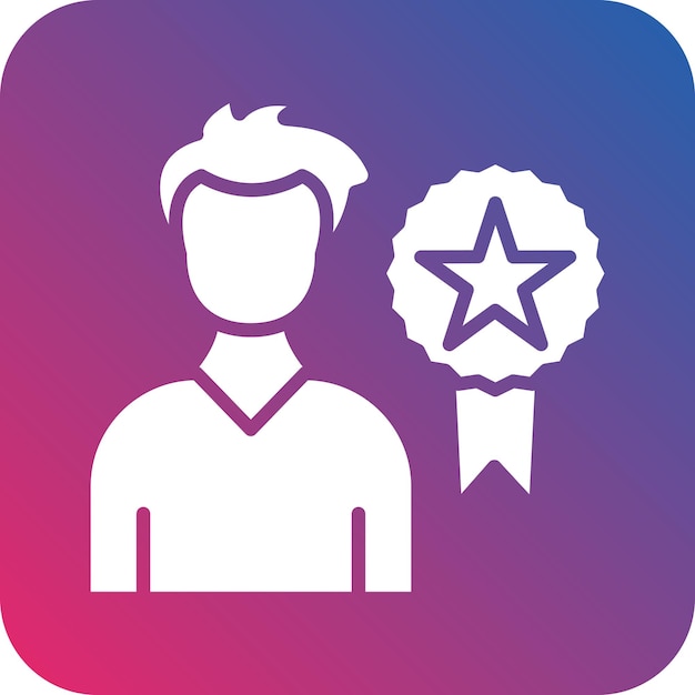 Vectorontwerp Positieve merkervaring Icon Style