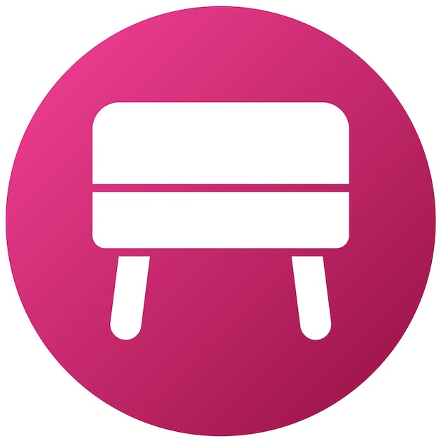 Vectorontwerp Pouf Icon Style