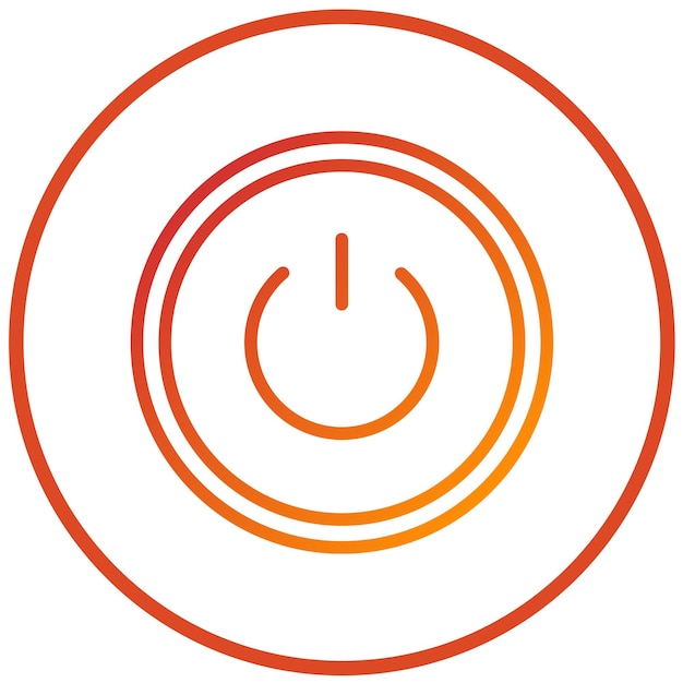 Vectorontwerp Power Button Icon Stijl