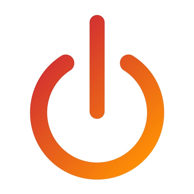 Vectorontwerp Power Button Icon Stijl