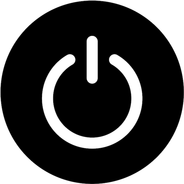 Vectorontwerp Power Button Icon Stijl