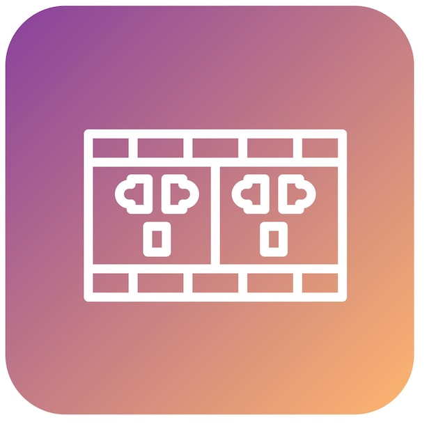 Vectorontwerp Power Socket Icon Stijl