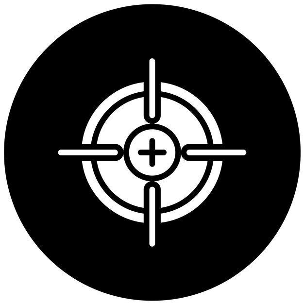 Vectorontwerp Precision Icon Style