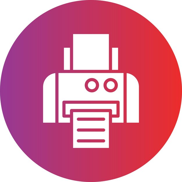 Vectorontwerp Printer Icon Style