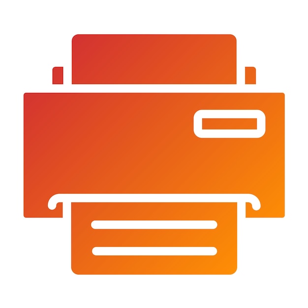 Vectorontwerp Printer Icon Style