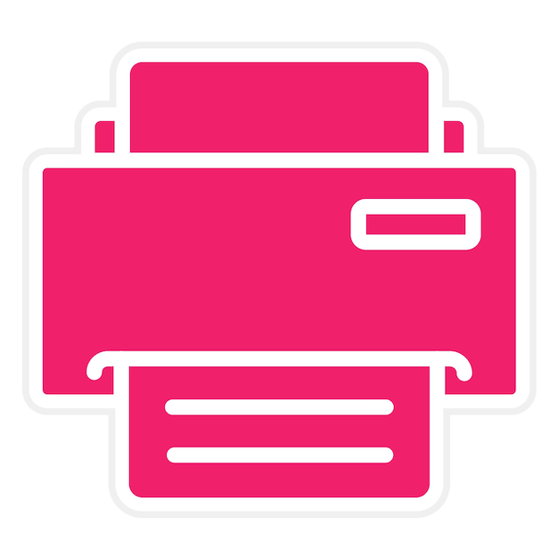 Vectorontwerp Printer Icon Style