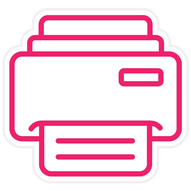 Vectorontwerp Printer Icon Style