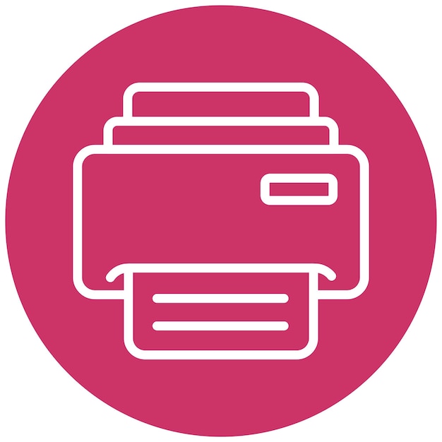 Vectorontwerp Printer Icon Style