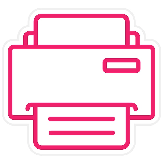 Vectorontwerp Printer Icon Style