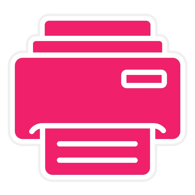 Vectorontwerp Printer Icon Style