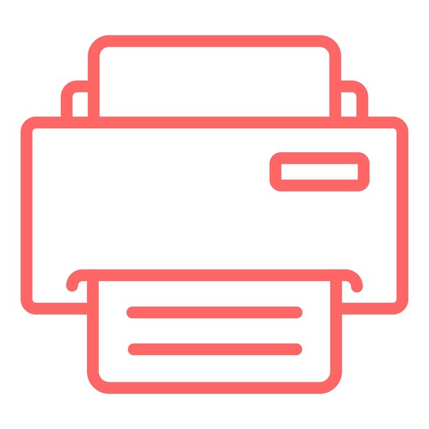 Vectorontwerp Printer Icon Style