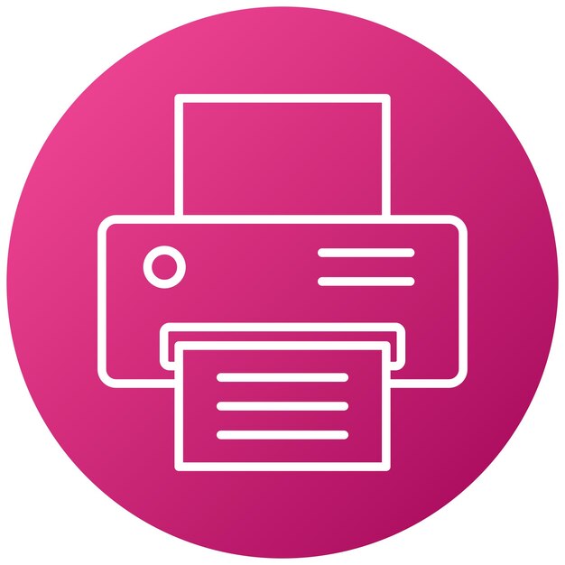 Vectorontwerp Printer Icon Style
