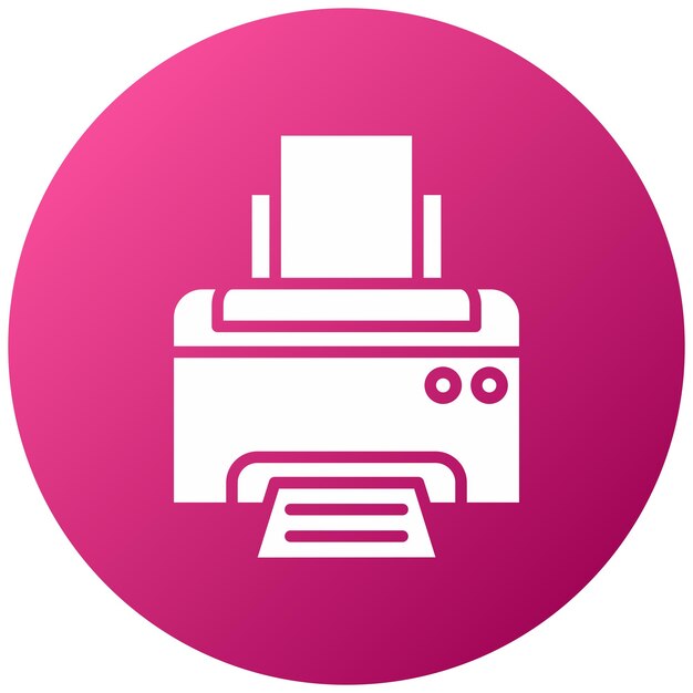 Vectorontwerp Printer Icon Style