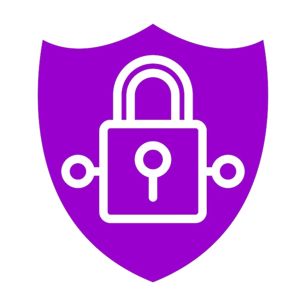 Vectorontwerp Privacy Icon Style
