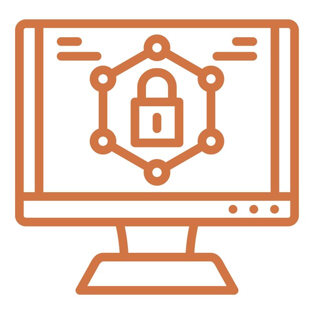 Vectorontwerp Private Network Icon Style