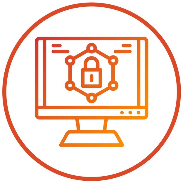 Vectorontwerp Private Network Icon Style
