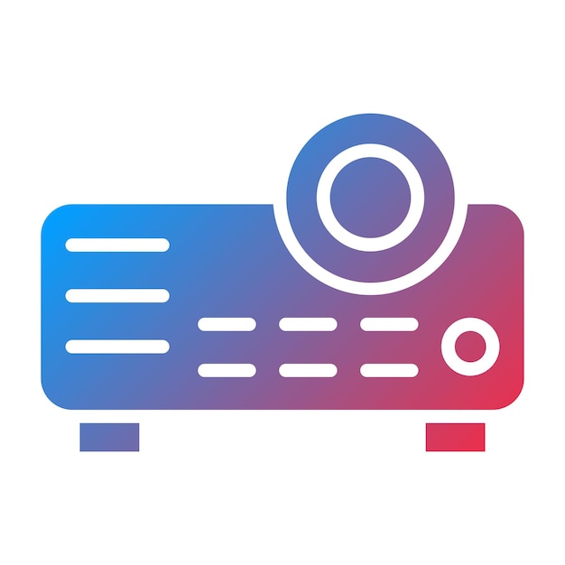 Vectorontwerp Projector Icon Style