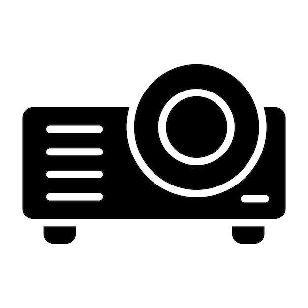 Vectorontwerp Projector Icon Style