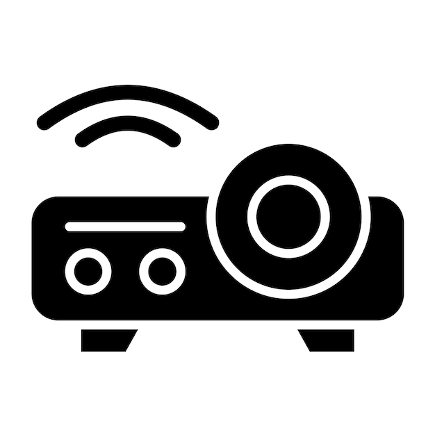 Vectorontwerp Projector Icon Style