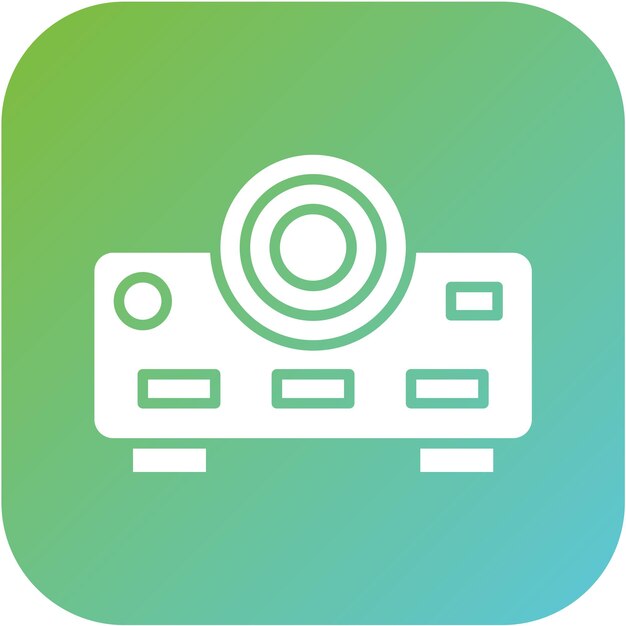 Vectorontwerp Projector Icon Style