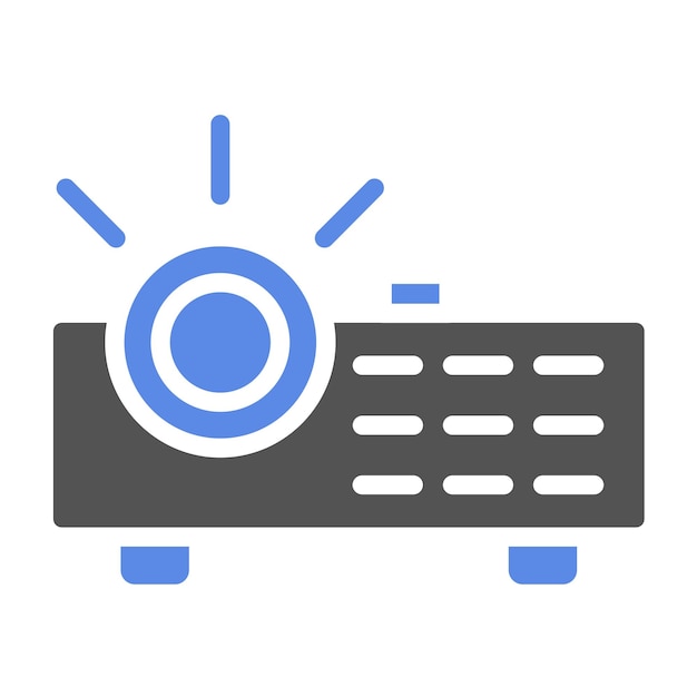 Vectorontwerp Projector Icon Style