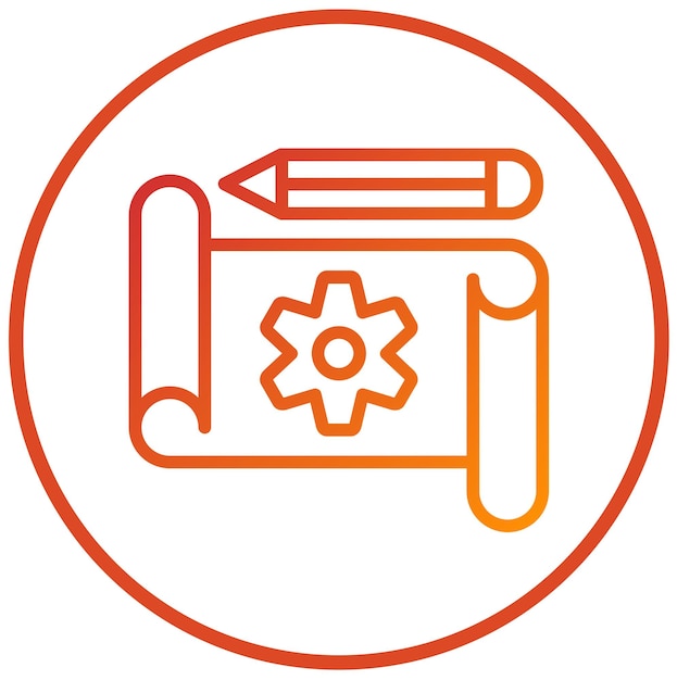 Vectorontwerp Prototype Icon Style