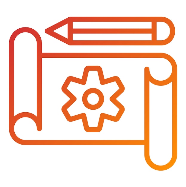 Vectorontwerp Prototype Icon Style